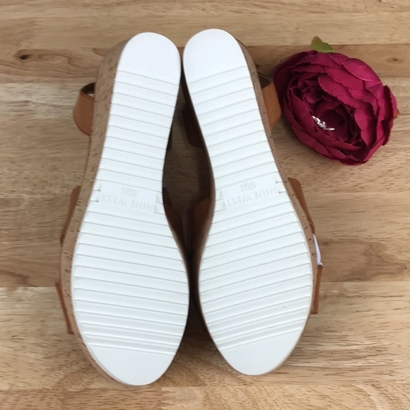 Nine West Dureen Platform Wedge Sandals - Picture 6 of 8